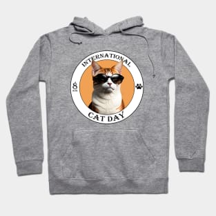 8 AUG, International Cat Day Hoodie